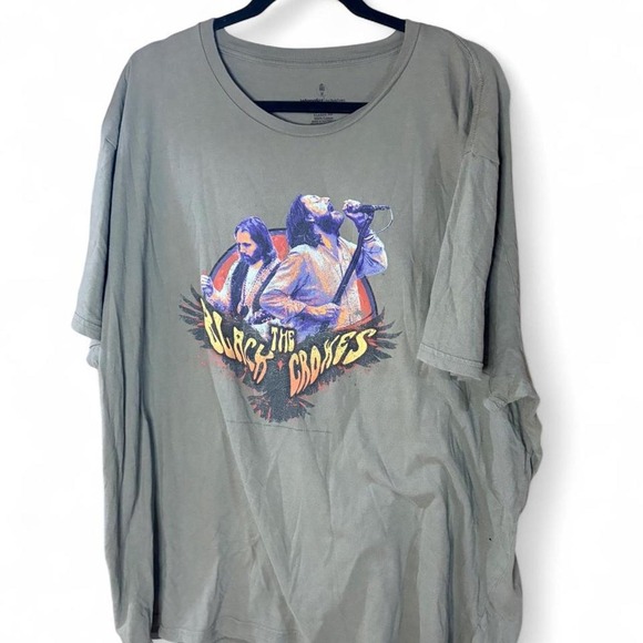 Wrangler Other - Wrangler The Black Crowes Band Tee Khaki Green Graphic Tour T-Shirt Mens 3XL